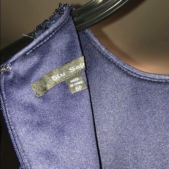 formal blue dress(pls read description for length) - Picture 3 of 3